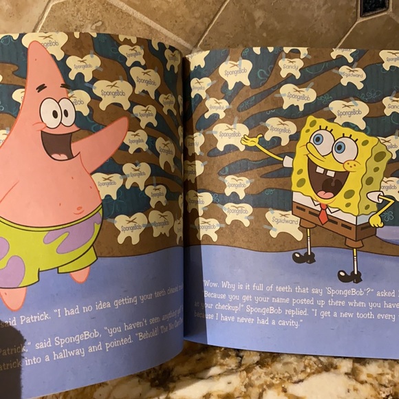 SpongeBob SquarePants Book “Behold, No Cavities!” A Visit to the dentist - Picture 7 of 8